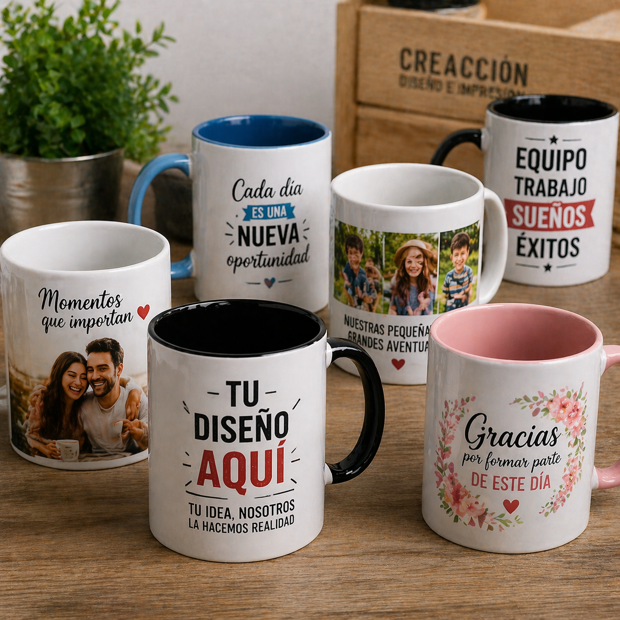 Tazas y detalles
